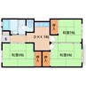 東海道本線/興津駅 バス:5分:停歩5分 3階 築49年 3DKの間取り