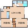 東海道本線/清水駅 バス:16分:停歩3分 1階 築19年 2LDKの間取り