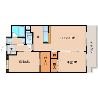 間取図 東海道本線/清水駅 バス19分梅ケ谷中下車:停歩4分 1階 築20年