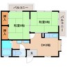 東海道本線/清水駅 バス:13分:停歩5分 2階 築33年 2DKの間取り