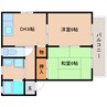 静岡鉄道静岡清水線/桜橋駅 バス:9分:停歩4分 2階 築24年 2DKの間取り