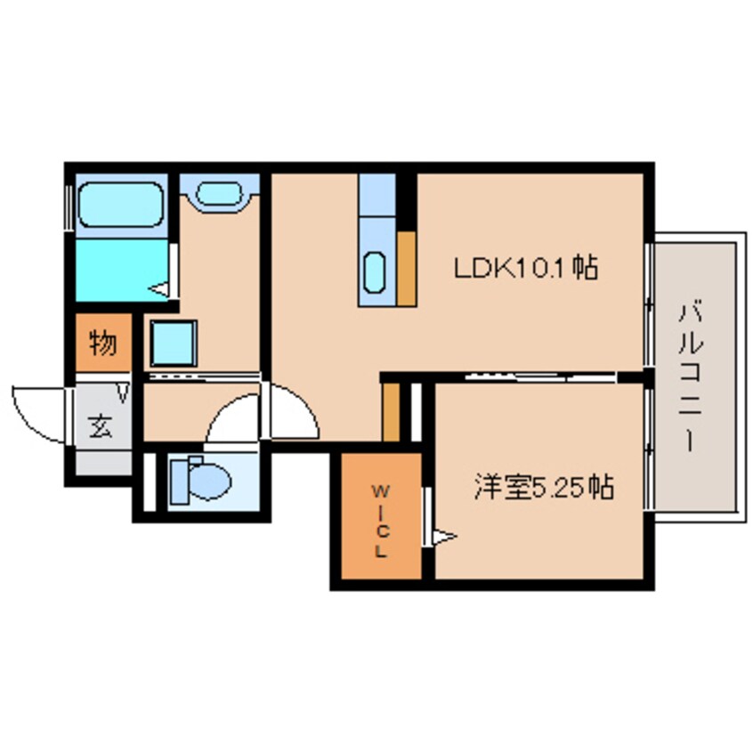 間取図 東海道本線/清水駅 バス7分袖師小学校入口下車:停歩2分 1階 築9年