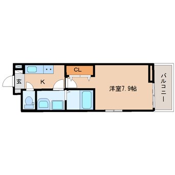 間取図 静岡鉄道静岡清水線/新清水駅 徒歩13分 1階 築9年