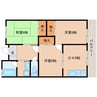 東海道本線/清水駅 バス:14分:停歩2分 2階 築33年 3DKの間取り