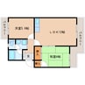 東海道本線/清水駅 バス:13分:停歩5分 4階 築31年 2LDKの間取り