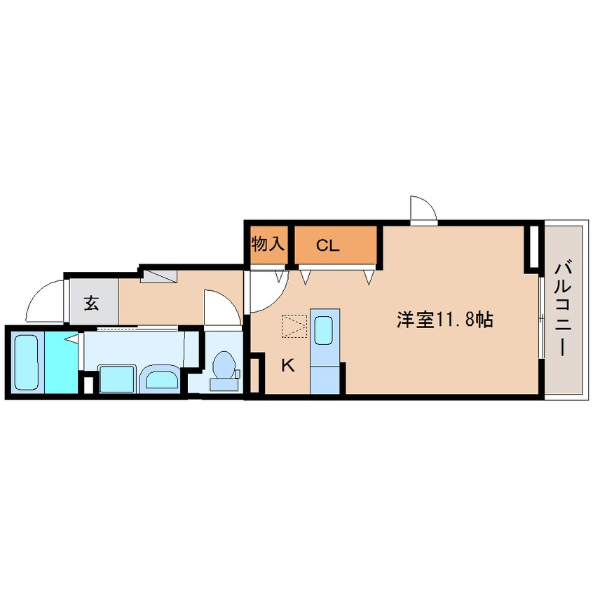 間取図 東海道本線/清水駅 バス12分高橋下車:停歩6分 1階 築7年