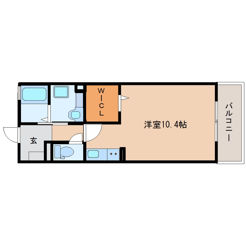 間取図 静岡鉄道静岡清水線/新清水駅 バス18分白浜町下車:停歩3分 2階 築8年