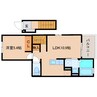 東海道本線/清水駅 徒歩17分 2階 築8年 1LDKの間取り