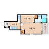 東海道本線/清水駅 徒歩17分 1階 築8年 1SKの間取り
