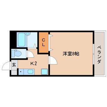 間取図 静岡鉄道静岡清水線/新清水駅 バス18分折戸車庫下車:停歩6分 1階 築24年