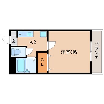 間取図 静岡鉄道静岡清水線/新清水駅 バス18分折戸車庫下車:停歩6分 2階 築24年