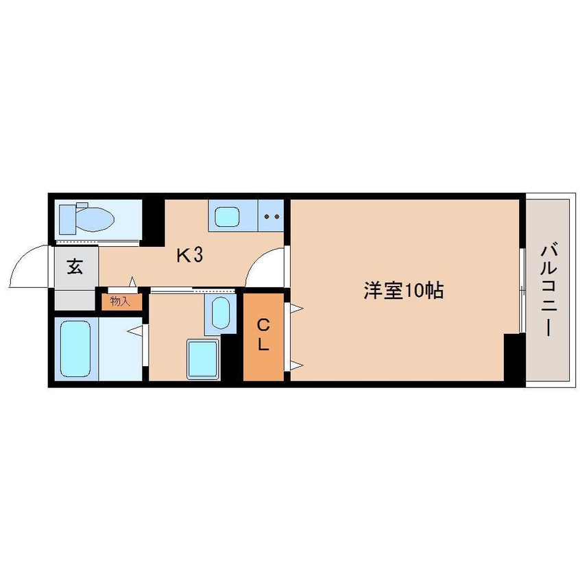 間取図 東海道本線/清水駅 バス15分妙音寺下車:停歩2分 2階 築7年