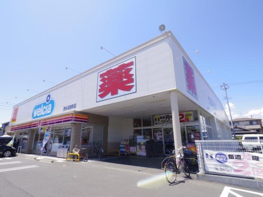 ウエルシア清水沼田町店(ドラッグストア)まで300m 東海道本線/清水駅 バス15分妙音寺下車:停歩2分 2階 築7年