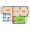 東海道本線/清水駅 バス:15分:停歩7分 3階 築29年 3DKの間取り