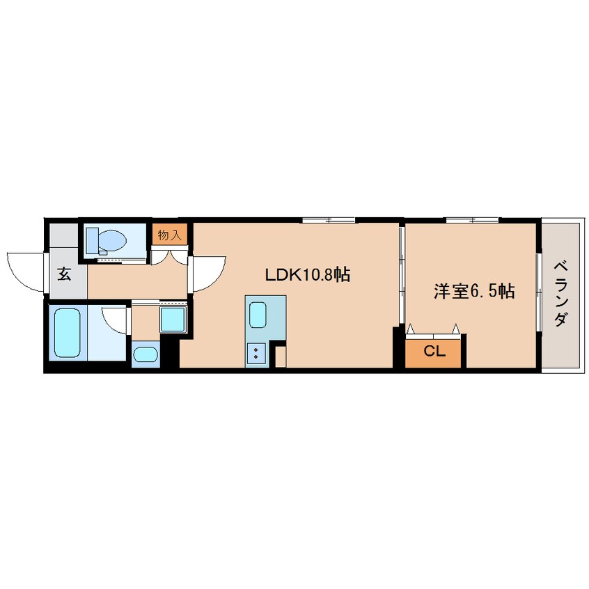 間取図 静岡鉄道静岡清水線/新清水駅 徒歩4分 5階 築4年