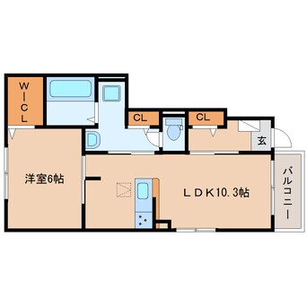 間取図 静岡鉄道静岡清水線/狐ケ崎駅 バス8分船越南下車:停歩3分 1階 築5年