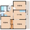 東海道本線/清水駅 バス:13分:停歩3分 2階 築44年 3DKの間取り