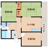 東海道本線/清水駅 バス:13分:停歩3分 3階 築44年 3DKの間取り