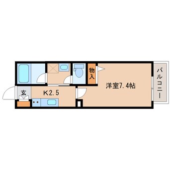 間取図 静岡鉄道静岡清水線/新清水駅 バス19分東折戸下車:停歩8分 2階 築5年