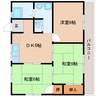 東海道本線/清水駅 バス:19分:停歩2分 2階 築40年 3DKの間取り