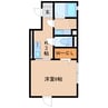 東海道本線/清水駅 バス:18分:停歩5分 2階 築4年 1Kの間取り