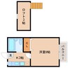 静岡鉄道静岡清水線/新清水駅 バス:23分:停歩7分 2階 築32年 1Kの間取り