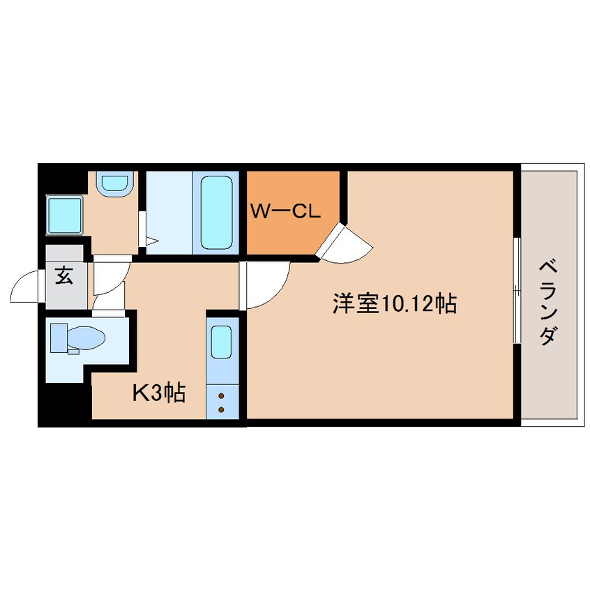 間取図 東海道本線/清水駅 徒歩7分 1階 築7年