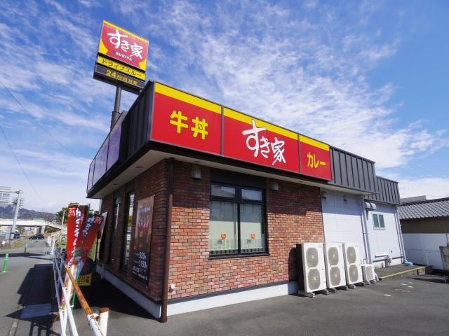 すき家清水ＩＣ店(その他飲食（ファミレスなど）)まで520m 東海道本線/清水駅 バス8分上嶺下車:停歩5分 1-2階 築19年
