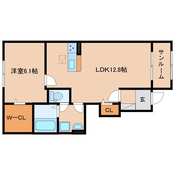 間取図 静岡鉄道静岡清水線/新清水駅 バス26分三保松原入口下車:停歩9分 1階 築2年