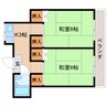 静岡鉄道静岡清水線/新清水駅 バス:11分:停歩4分 3階 築57年 2Kの間取り