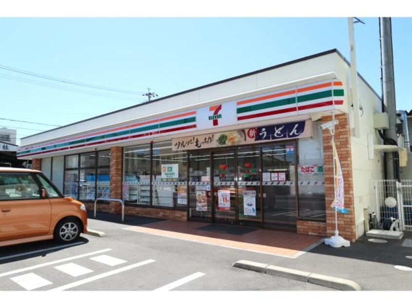 セブンイレブン清水岡町店(コンビニ)まで380m 静岡鉄道静岡清水線/入江岡駅 徒歩20分 2階 築3年