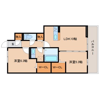 間取図 東海道本線/清水駅 バス13分押切下車:停歩10分 1階 築1年