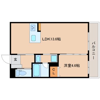 間取図 静岡鉄道静岡清水線/新清水駅 徒歩10分 1階 建築中