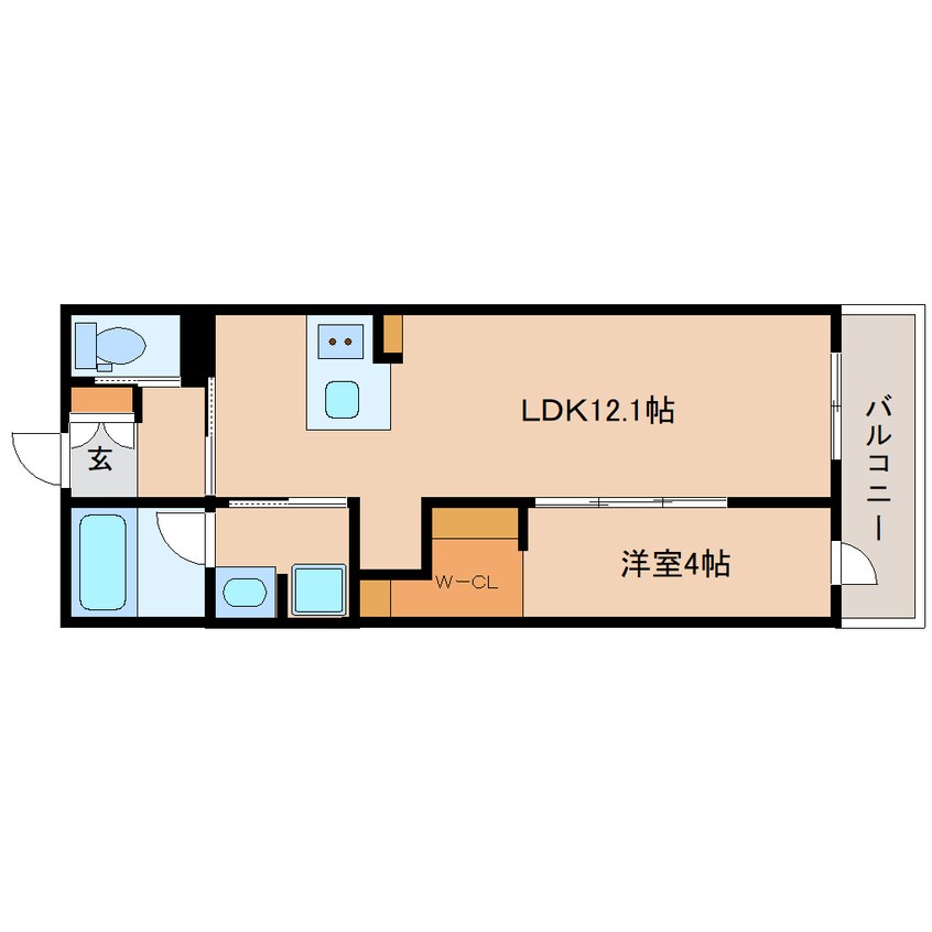 間取図 東海道本線/清水駅 徒歩12分 3階 1年未満