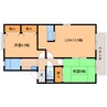 大和路線・関西本線/奈良駅 バス:16分:停歩3分 2階 築24年 2LDKの間取り