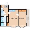 近鉄難波線・奈良線/新大宮駅 徒歩13分 6階 築25年 1LDKの間取り