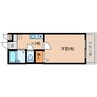 近鉄難波線・奈良線/新大宮駅 徒歩4分 3階 築26年 1Kの間取り