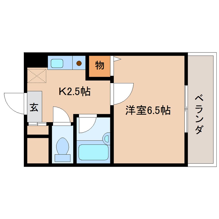 間取図 大和路線・関西本線/奈良駅 徒歩3分 3階 築29年