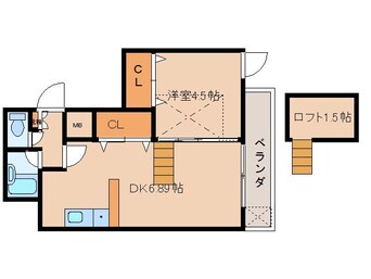 間取図 大和路線・関西本線/奈良駅 徒歩3分 6階 築30年