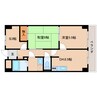 近鉄難波線・奈良線/新大宮駅 徒歩4分 2階 築34年 2DK+Sの間取り
