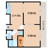 近鉄難波線・奈良線/新大宮駅 徒歩7分 1階 築32年 2DKの間取り