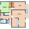 大和路線・関西本線/奈良駅 バス:5分:停歩12分 2階 築25年 2LDKの間取り