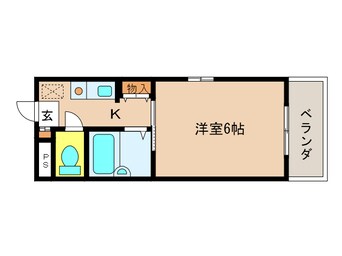 間取図 近鉄難波線・奈良線/新大宮駅 徒歩8分 4階 築27年