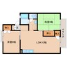 近鉄難波線・奈良線/近鉄奈良駅 バス:14分:停歩5分 2階 築34年 2LDKの間取り