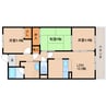 近鉄難波線・奈良線/新大宮駅 徒歩9分 4階 築25年 3LDKの間取り
