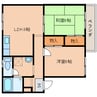 近鉄難波線・奈良線/近鉄奈良駅 バス:15分:停歩4分 1階 築34年 2LDKの間取り