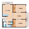 大和路線・関西本線/奈良駅 徒歩4分 4階 築41年 3LDKの間取り