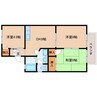 近鉄難波線・奈良線/新大宮駅 徒歩12分 1階 築31年 3DKの間取り