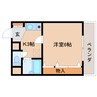 大和路線・関西本線/奈良駅 徒歩7分 4階 築27年 1Kの間取り