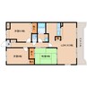 近鉄難波線・奈良線/新大宮駅 徒歩16分 3階 築22年 3LDKの間取り